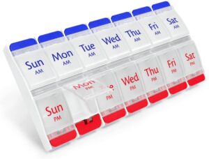 EZY DOSE Push Button (7-Day) Pill C...
