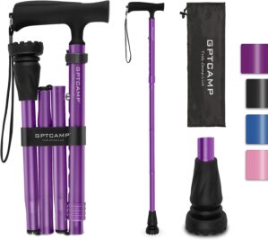 GPTCAMP G2 Walking Stick, Fold-up W...