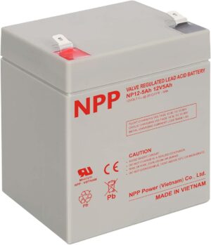 NPP 12V 5Ah Rechargeable AGM Batter...