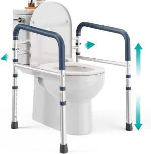 PELEGON Toilet Safety Rails (350 lb...