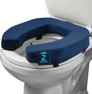 Lunderg Padded Toilet Seat Riser fo...
