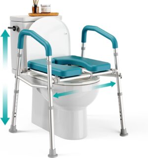 PELEGON Raised Toilet Seat with Han...