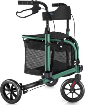 WALK MATE 3 Wheel Rollator Walker w...
