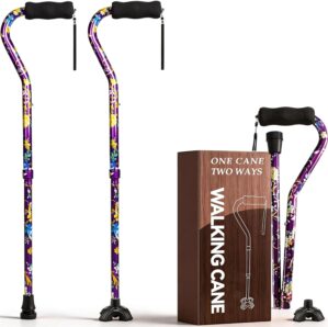 Floral Canes for Women Folding Cane...