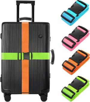 BILIONE 4 Pack Luggage Straps 79...