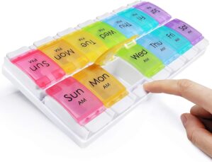 MOLN HYMY Large Pill Organizer 2 Ti...