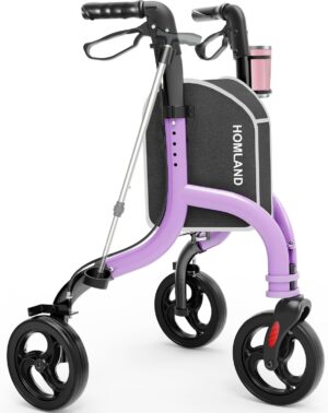 3 Wheel Walkers for Seniors, Foldab...