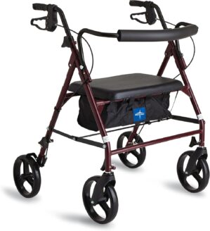 Medline Large Steel Bariatric Rolla...