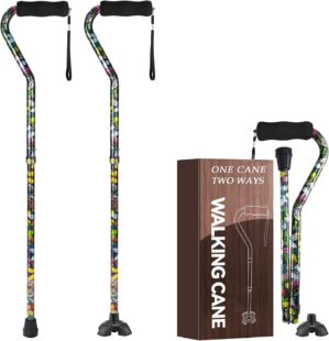 Floral Canes for Women Folding Cane...