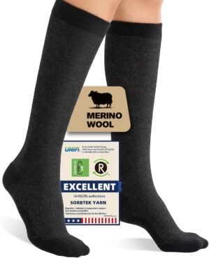 Merino Wool Compression Socks for W...