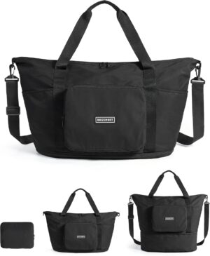 BAGSMART Foldable Travel Bag, 37L E...