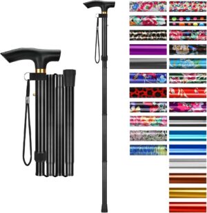 supregear Folding Cane, 5-Level Adj...