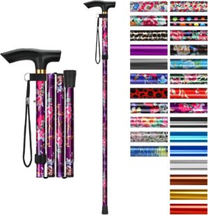 supregear Folding Cane, 5-Level Adj...