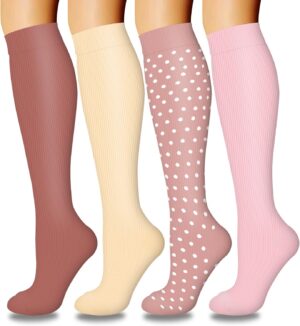 Laite Hebe 4 Pairs-Compression Sock...
