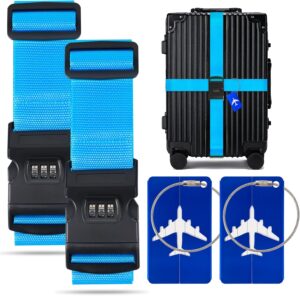 BILIONE 2 Pack Luggage Straps for S...