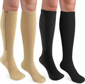 CASMON 2 Pairs Zipper Compression S...