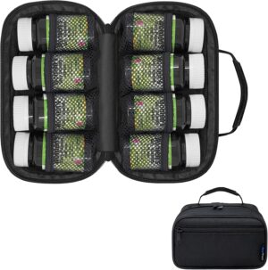 Small Pill Bottle Organizer for Tra...