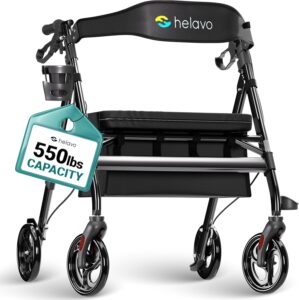 Helavo Bariatric Walker with Large,...