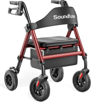 SOUNDFUSE Rollator Walkers for Seni...