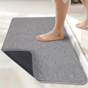 Bath Mat,Ultra Thin Bathroom Rugs,R...