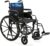 Invacare Wheelchair for Adult, Compact Folding Manual Wheel Chair with Flip-Back & Removable Desk-Length Arms, Fold-Down Backrest, Lightweight Design, Swing-Away Footrests, 300lb Weight Capacity
