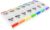 EZY DOSE Push Button (7-Day) Pill Case, Medicine Planner, Vitamin Organizer, 2 Times a Day, AM/PM Container, X-Large Compartments, Arthritis Friendly, Easy to Use, Clear Lids, Rainbow, BPA Free