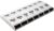 EZY DOSE Push Button (7-Day) Pill Case, Medicine Planner, Vitamin Organizer, 2 Times a Day, AM/PM Container, X-Large Compartments, Arthritis Friendly, Easy to Use, Clear Lids, Clear/Black, BPA Free