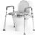 Loyoda Toilet Seat Riser with Handles,Raised Toilet Seat for Seniors with Adjustable Height & Width, 400 lb Capacity Handicap Elevated Toilet Seat for Elderly, Pregnant, Fit Any Toilet
