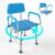 FSA/HSA Eligible 360° Swivel Shower Chair for Inside Shower, Adjustable Shower Seat with Pivoting Arm Bath Seat for Bathtub, Handicap Bathtub Chair for Senior Elderly Disabled, 4Level Height