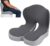 Celinva Orthopedic Seat Cushion – L-Shaped Lumbar Support Memory Foam Comfort for Long Sitting, Ergonomic Support for Office Chair, Wheelchair, Car & Travel (1, Blackish-Gray)