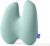 C CUSHION LAB Extra Dense Lumbar Pillow – Patented Ergonomic Multi-Region Firm Back Support for Lower Back Pain Relief – Lumbar Support Cushion with Strap for Office Chair, Car, Sofa – Wellness Green