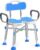 Ergonomic H-Shaped Shower Chair for Elderly and Disabled with Padded Back & Arms,500 lbs Heavy Duty Adjustable Shower Stool Seat for Easy Cleaning, Anti-Slip Bath Chairs for Bathtub