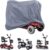Mobility Scooter Cover for Golden Technologies Companion 3-Wheel Full Size GC340, Waterproof Heavy Duty 210D Oxford Outdoor Scooter Cover with UV & Wind Protection,Grey