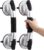 TAILI Grab Bars for Bathtubs and Showers,2 Pack Shower Handles for Elderly Suction,Maximum 330lbs,Shower Grab Bar with Upgraded Rubber Suction Cups, Safety Grip for Senior, No Drilling Removable,Black
