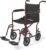 19″ Ultra Lightweight Transport Bariatric Wheelchair Color: Red