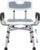 BRITULIF Adjustable Shower Chair with Arms & Back, Stable Heavy Duty 550lbs Safety Bathtub Seat with Non-Slip Feet, Rust-Resistant Aluminum Frame & Tool-Free Assembly for Elderly & Disabled