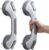 TAILI Shower Grab Bar, 2 Pack 12 Inch Suction Grab Bars for Bathtubs and Showers for Elderly, Shower Handle for Seniors Bathroom Safety Grip, No Drilling Removable,Grey,G9