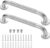 Grab Bars for Shower, 2 Pack 16 Inch Anti-Slip Safety Shower Handle for Senior, Stainless Steel Shower Grab Bars, Handicap Elderly Bathtub and Toilet Bathroom Assist