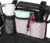 Wheelchair Bag with Cup Holder, Wheelchair Accessories Armrest Side Bag Multi Pockets Pouch for Electric Wheelchairs, Walker, Rollators & Mobility Scooters, Adults, Seniors, Pink