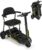 3 Wheel Folding Lightweight Mobility Scooter for Seniors & Adults, M3 Black | Airline-friendly dual 8Ah batteries, up to 20 miles, 30 lb frame, 33 in turning radius, folds for tight halls, stores, cars
