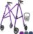 Vive Mobility Lightweight Walker for Seniors – Narrow, Folding Walker w/Wheels for Small & Tight Spaces – Light Weight for Balance, Compact Doorways, Foldable – Portable & Collapsible for Travel