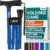 Vive Folding Cane – Foldable Walking Cane for Men, Women – Fold-up, Collapsible, Lightweight, Adjustable, Portable Hand Walking Stick – Balancing Mobility Aid – Sleek, Comfortable