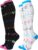 2Packs Compression Socks for Women – 15-20 mmHg Graduated Circulation Support for Nurses, Athletes and Travel