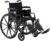 Medline Lightweight Wheelchair for Adults With Swing-Back, Desk-Length Arms, Elevating Leg Rests; 20″ x 16″D Seat
