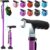 BeneCane Walking Cane for Women Folding Cane for Men with Two Led Lights Quad Cane with Stable Base Lightweight and Adjustable Walking Stick