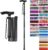 supregear Folding Cane, 5-Level Adjustable Height Walking Stick Lightweight Collapsible Portable Travel Cane with Wrist Strap and T Handle for Elderly Disabled Men Women