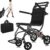 Only 15lbs Transport Wheelchairs, with Telescopic Handle, Carry Bag Include, Travel Wheelchairs for Adults Lightweight Foldable,Ultra Lightweight Folding Wheelchair, Support 220lbs