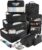 Veken 10 Set/8 Set Packing Cubes for Travel Essentials,Anti-Wrinkle Buckled Suitcase Organizer for Shoe & Toiletry Bag,Carry On Luggage Bag for Airplane & College Dorm Room Accessories,Women Men Gifts