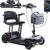 SCOOTNGO Mobility Scooter for Seniors & Adults 4 Wheels Foldable Scooters Airline Approved, Electric Powered Mobility Scooters,with Removable Battery, USB Port, Portable for Travel (Standard FOLO)