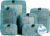 Aerotrunk Compression Packing Cubes for Travel – Luggage Organizer Bags – Double Zipper Packing Cubes for Suitcases (6-Pack, Teal)
